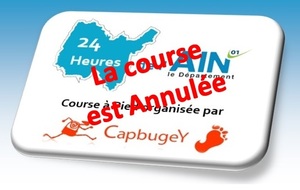 ANNULATION 24 HEURES DE L'AIN
